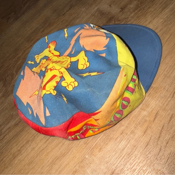 Official Garfield Hat Truckers Cap Bucket Hat All Over Comic Art Cartoon 1978 OS - Picture 4 of 8